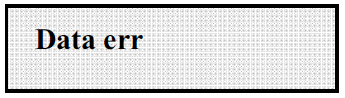 Data err