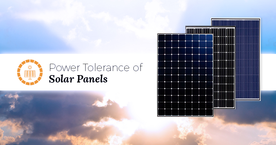 power tolerance of solar