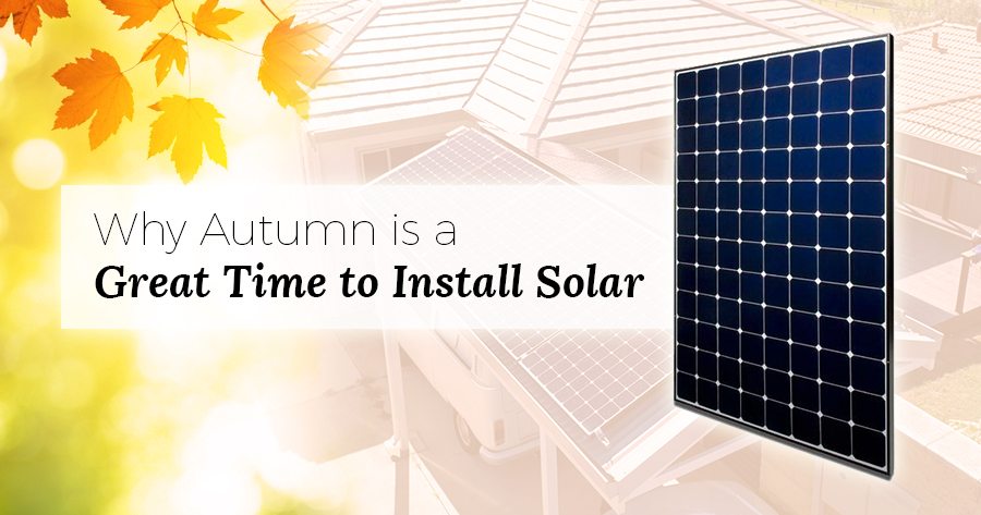 Install solar autumn